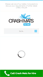 Mobile Screenshot of crashmatsforhire.com